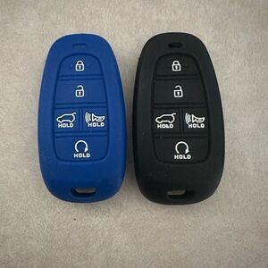 Hyundai Blue & Black Key Fob Covers